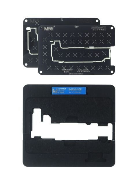 MaAnt 0.12mm Motherboard Middle Layer BGA Reballing Stencil Platform Set for iPhone 13 / 13 Mini