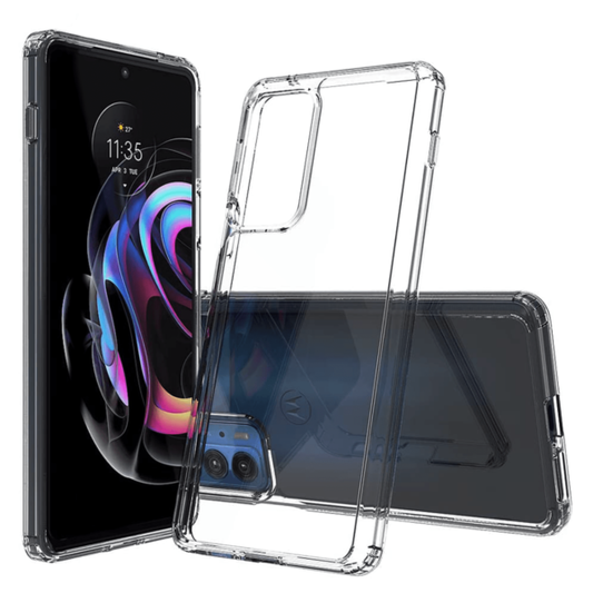 Moto Edge 20 Pro Hybrid Case with Air Cushion Technology - CLEAR (Only Ground Shipping)
