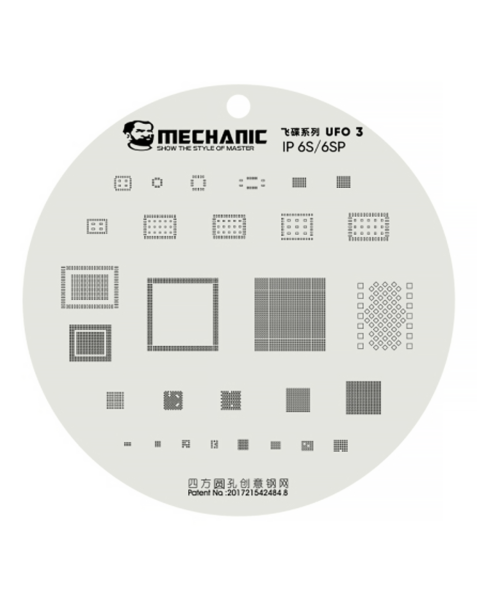 MECHANIC UFO 3 Series CPU BGA Reballing Planting Tin Plate For iPhone 6S / 6S Plus
