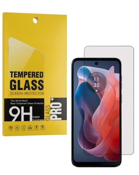 Motorola G Play (2024) Clear Tempered Glass (2.5D / 1 Piece)