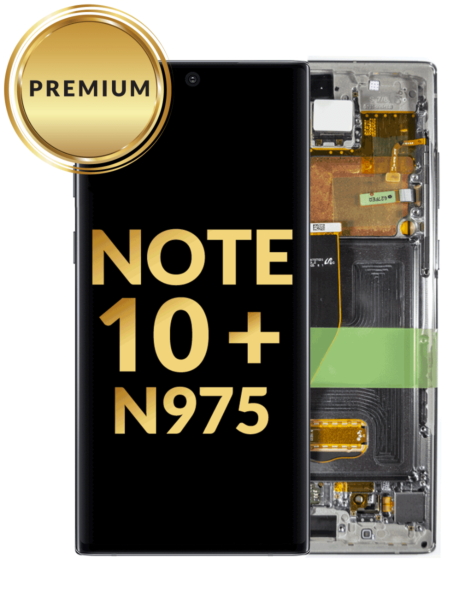 Galaxy Note 10 Plus 5G (N975) OLED Assembly w/ Frame (AURA GLOW) (Premium / Refurbished)