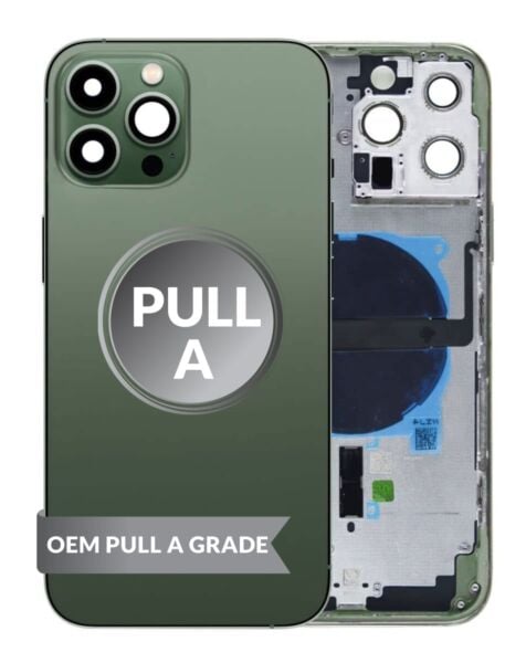 iPhone 13 Pro Max Back Housing w/Small Parts (GREEN) (OEM Pull A Grade)
