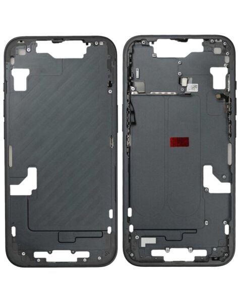 iPhone 14 Mid Frame w/Small Parts (BLACK) (OEM Pull A Grade)