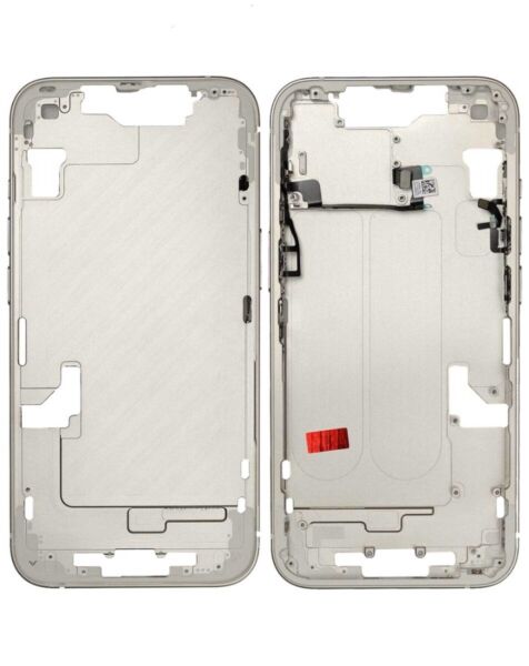 iPhone 14 Mid Frame w/Small Parts (WHITE) (OEM Pull A Grade)