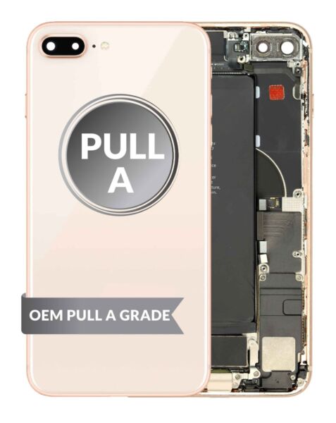 iPhone 8 Plus Back Housing w/ Small Parts & Battery (ROSE GOLD) (OEM Pull A Grade)