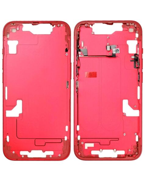 iPhone 14 Mid Frame w/Small Parts (RED) (OEM Pull B Grade)
