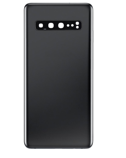 Galaxy S10 5G G977 Back Glass w/ Camera Lens & Adhesive (NO LOGO) (MAJESTIC BLACK)