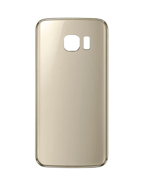 Galaxy S6 Edge Back Glass w/ Adhesive (NO LOGO) (GOLD)
