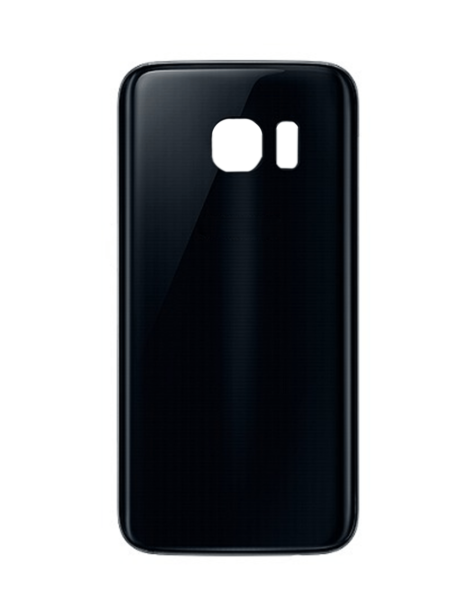 Galaxy S7 Back Glass w/ Adhesive (NO LOGO) (BLACK)