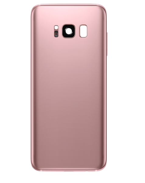Galaxy S8 Back Glass w/ Adhesive (NO LOGO) (ROSE PINK)