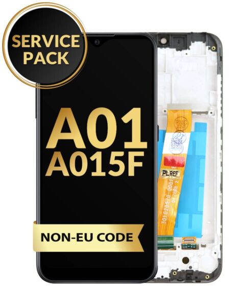 Galaxy A01 (A015F / DS / 2020) (Non-EU Code) LCD Assembly w/ Frame (Big Connector) (Service Pack)