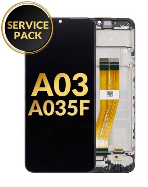Galaxy A03 (A035F / 2021) LCD Assembly w/ Frame (Service Pack)