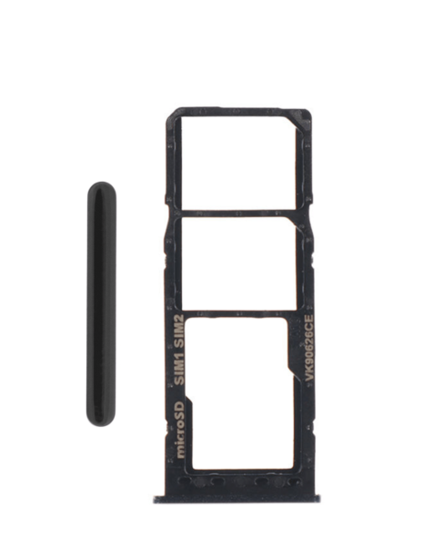 Galaxy A10 (A105) Dual Sim Card Tray (BLACK)