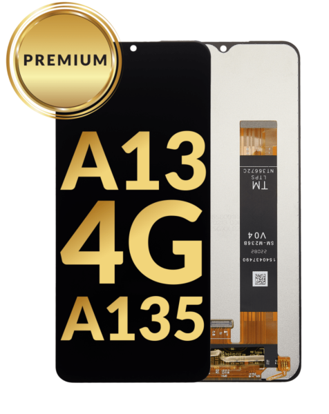 Galaxy A13 4G (A135 / 2022) LCD Assembly (BLACK) (Premium / Refurbished)