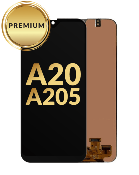 Galaxy A20 (A205 / 2019) OLED Assembly (BLACK) (Premium / Refurbished)