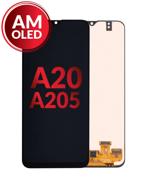 Galaxy A20 (A205 / 2019) OLED Assembly (BLACK) (Aftermarket OLED)