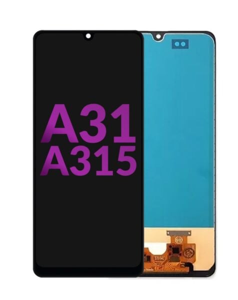 Galaxy A31 (A315 / 2020) LCD Assembly (BLACK) (Without Finger Print Sensor) (Aftermarket INCELL)