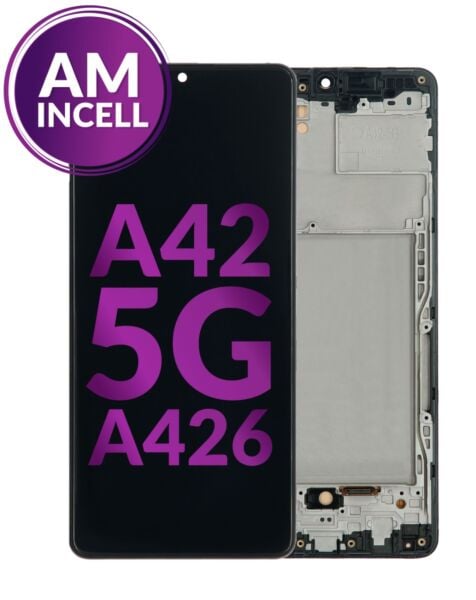Galaxy A42 5G (A426 / 2020) LCD Assembly w/ Frame (Aftermarket Incell)