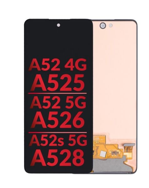 Galaxy A52 4G (A525 / 2021) / A52 5G (A526 / 2021) / A52S 5G (A528 / 2021) OLED Assembly (BLACK) (Aftermarket)