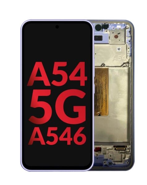 Galaxy A54 5G (A546 / 2023) OLED Assembly w/ Frame (VIOLET) (Aftermarket)