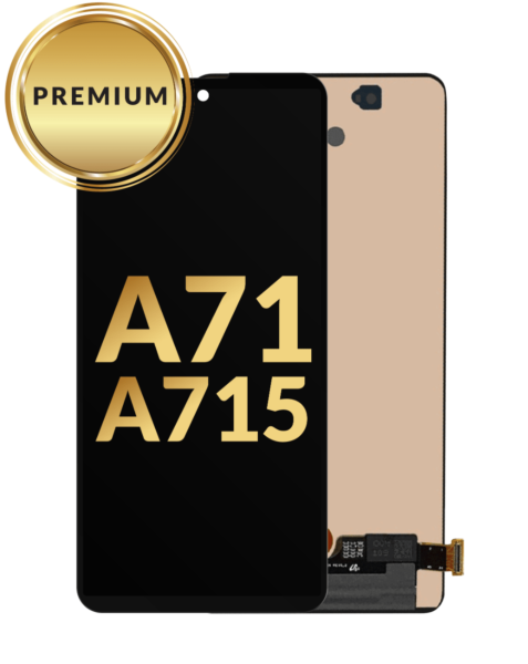 Galaxy A71 (A715 / 2020) OLED Assembly (BLACK) (Premium / Refurbished)