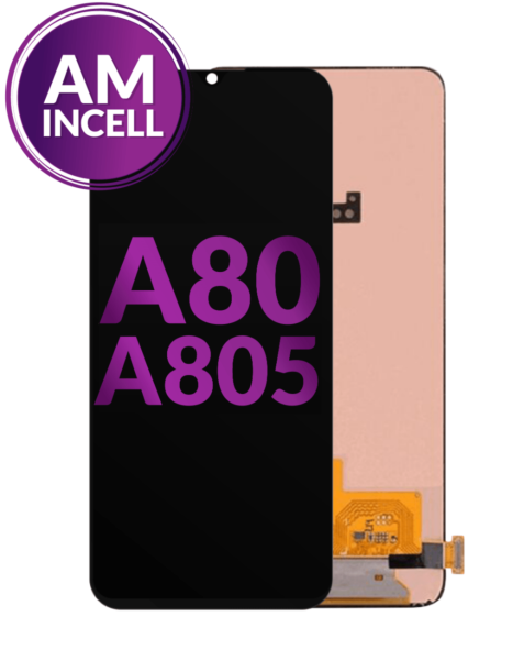 Galaxy A80 (A805 / 2019) LCD Assembly (BLACK) (Aftermarket INCELL)