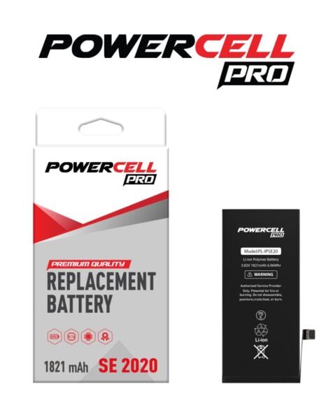 POWERCELL PRO iPhone SE (2020) Replacement Battery (1821 mAh)