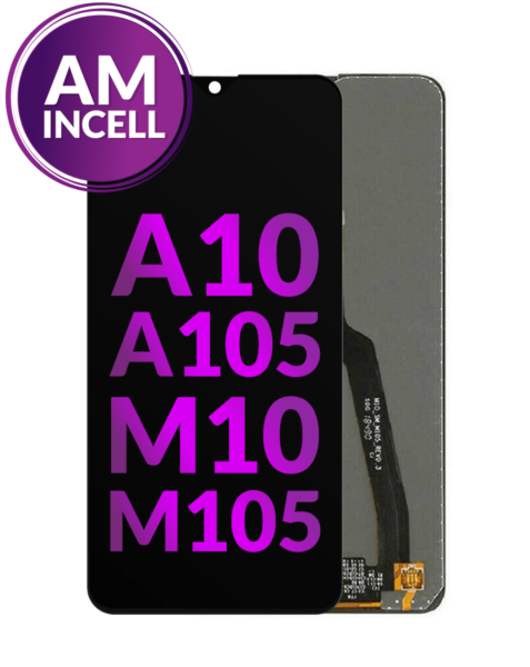 Galaxy A10 (A105) / M10 (M105) LCD Assembly (BLACK) (Aftermarket INCELL)