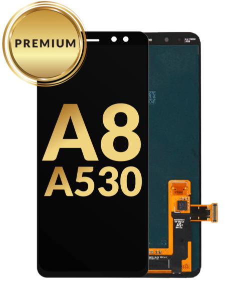 Galaxy A8 (A530 / 2018) OLED Assembly (BLACK) (Premium / Refurbished)