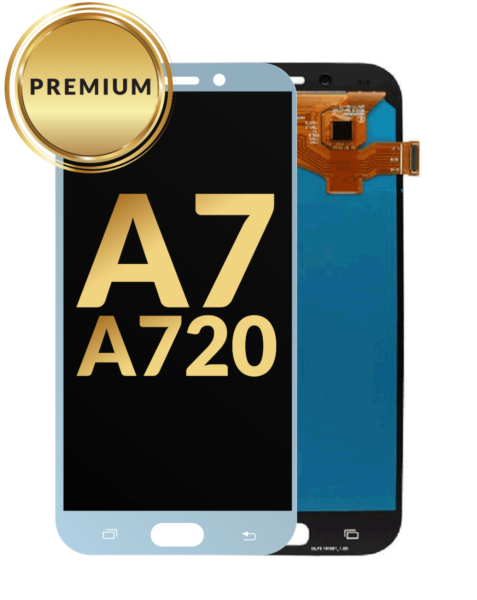 Galaxy A7 (A720 / 2017) OLED Assembly (LIGHT BLUE) (Premium / Refurbished)