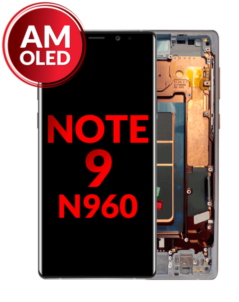 Galaxy Note 9 (N960) OLED Assembly w/ Frame (BRONZE) (Aftermarket OLED)
