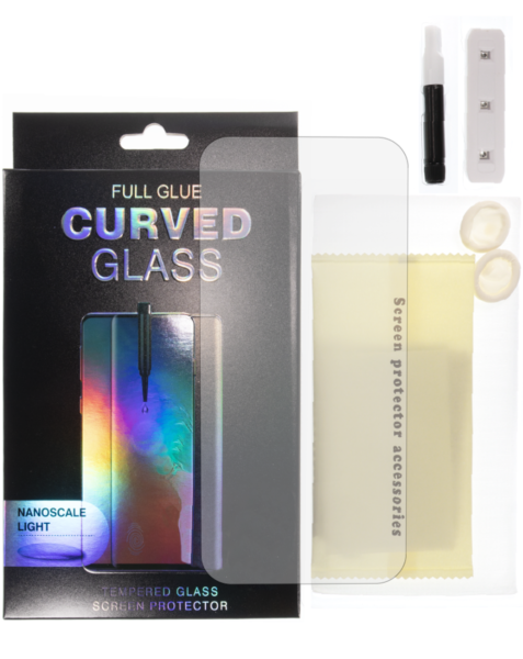 Moto Edge 5G 2021 (XT2141 / 2021) / Edge S30 / G200 5G Full Glue Tempered Glass w / Nano Liquid & Install Kit & UV Light (Case Friendly / 3D Curve / 1 Piece)