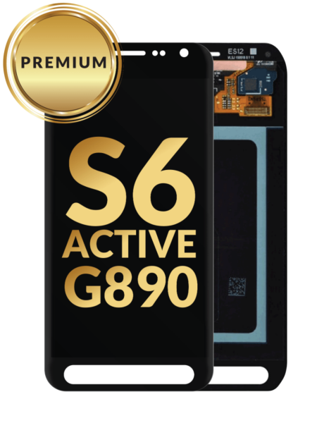 Galaxy S6 Active (G890) OLED Assembly (BLACK) (Premium / Refurbished)