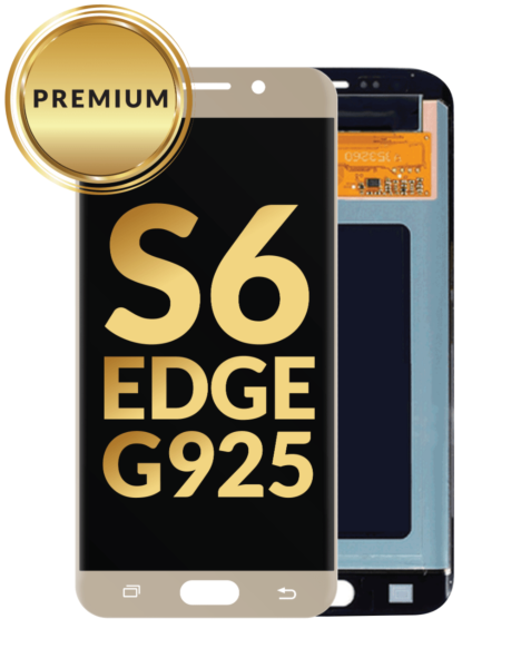 Galaxy S6 Edge (G925) OLED Assembly (GOLD) (Premium / Refurbished)