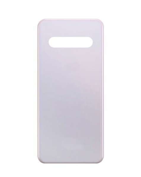 LG V60 ThinQ Back Glass w/ Adhesive (NO LOGO) (WHITE)