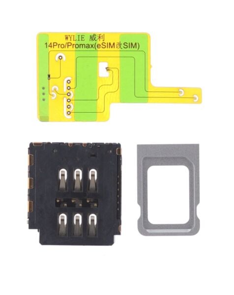 WYLIE Tool Kit Non-Destructive for iPhone 14 Pro / 14 Pro Max eSIM to Dual SIM Card (3 Pcs Set) (Micro Soldering Required)