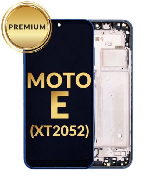 Motorola Moto E (XT2052) LCD Assembly w/ Frame (BLUE) (Premium / Refurbished)