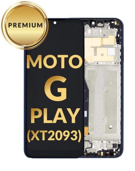 Motorola Moto G Play (XT2093 / 2021) LCD Assembly w/ Frame (BLUE) (Premium / Refurbished)