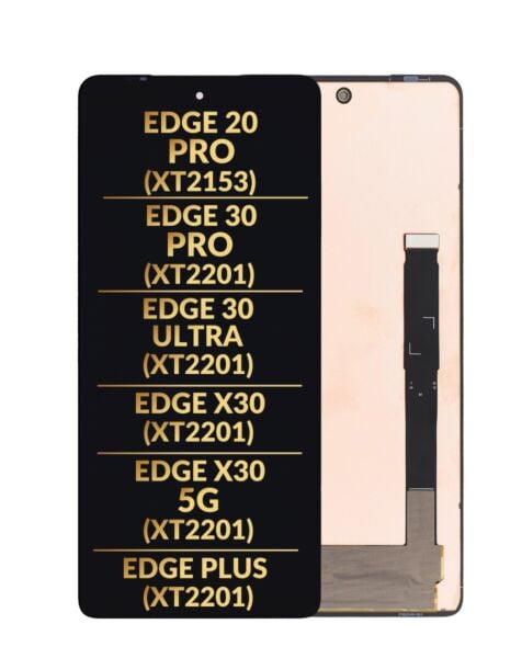 Motorola Edge 20 Pro (XT2153) / Edge 30 Pro (XT2201) / Edge 30 Ultra (XT2201) / Edge X30 (XT2201) / Edge X30 5G (XT2201) / Edge Plus (XT2201) LCD Assembly (Premium / Refurbished)
