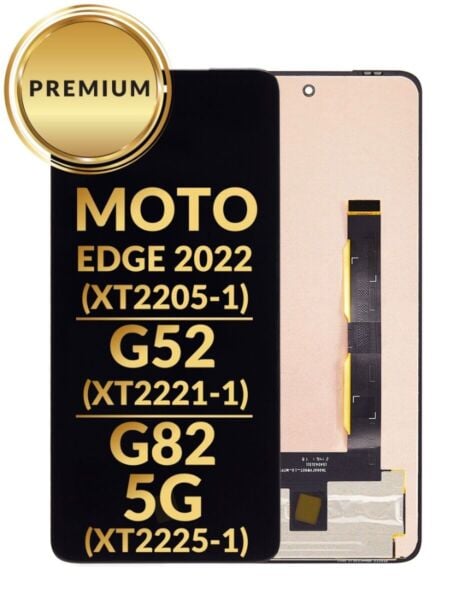 Motorola Moto Edge 2022 (XT2205-1) / G52 (XT2221-1 / 2022) / G82 5G (XT2225-1 / 2022) OLED Assembly (Premium / Refurbished)