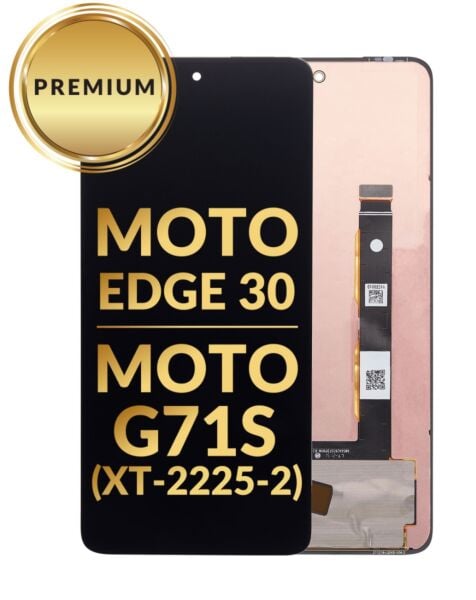 Motorola Moto Edge 30 (2022) / Moto G71S (XT2225-2) OLED Assembly (BLACK) (Premium/Refurbished)