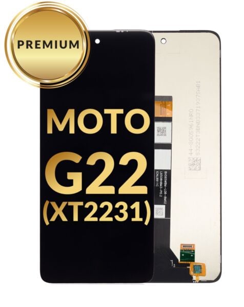 Motorola Moto G22 (XT2231) LCD Assembly (BLACK) (Premium/Refurbished)