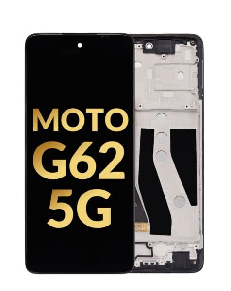 Motorola Moto G62 5G (XT2223 / 2022) LCD Assembly w/ Frame (Premium / Refurbished)