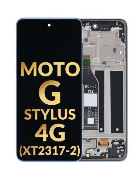 Motorola Moto G Stylus 4G (XT2317-2 / 2023) LCD Assembly w/ Frame (BLUE) (Premium / Refurbished)