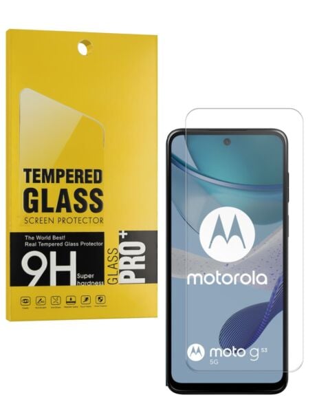 Motorola Moto G53 (XT2335-3 / 2022) Clear Tempered Glass (2.5D / 1 Piece)
