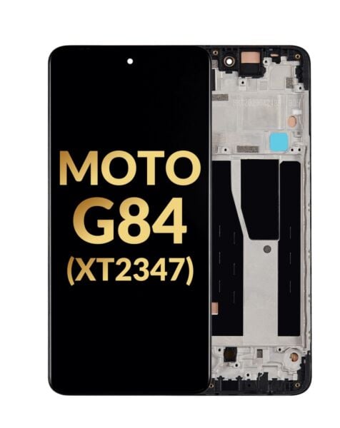 Motorola Moto G84 (XT2347 / 2023) OLED Assembly w/ Frame (Premium / Refurbished)
