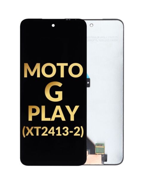 Moto G Play (XT2413-2 / 2024) LCD Assembly (BLACK) (Premium/Refurbished)