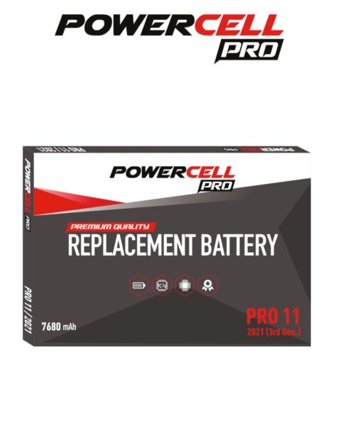 POWERCELL PRO iPad Pro 11 (3rd Gen 2021) Replacement Battery