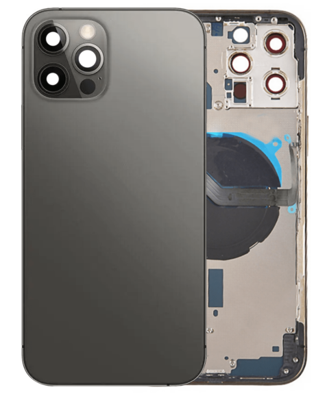 iPhone 12 Pro Max Back Housing Frame w/ Small Components Pre-Installed