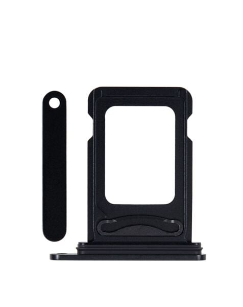 iPhone 15 / 15 Plus Dual Sim Card Tray (BLACK)